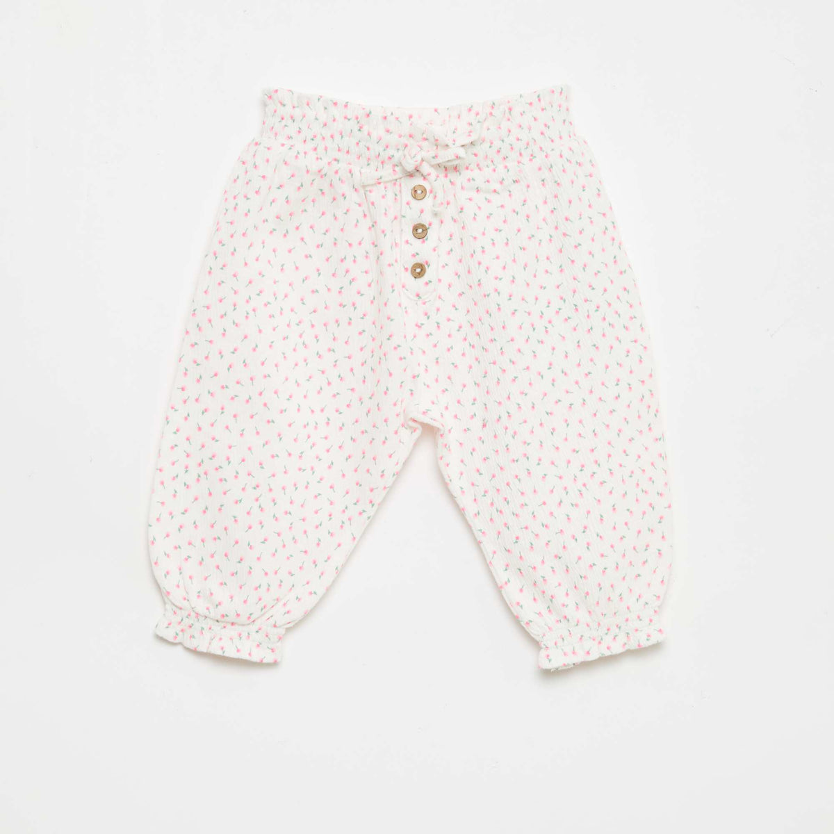 Pantalon Sarouel en jersey de coton BLANC