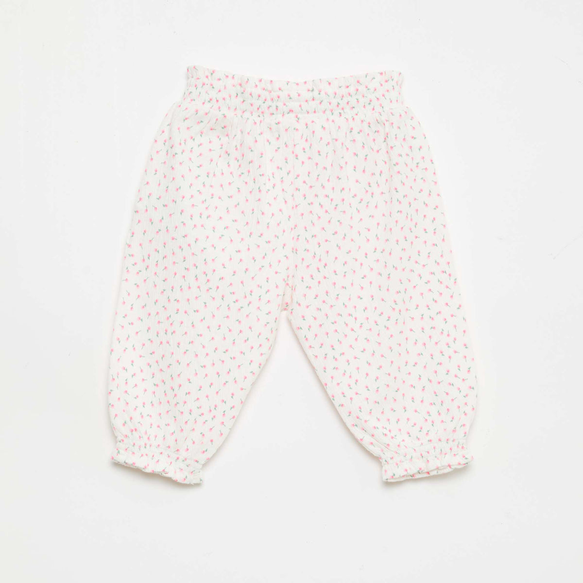 Pantalon Sarouel en jersey de coton BLANC