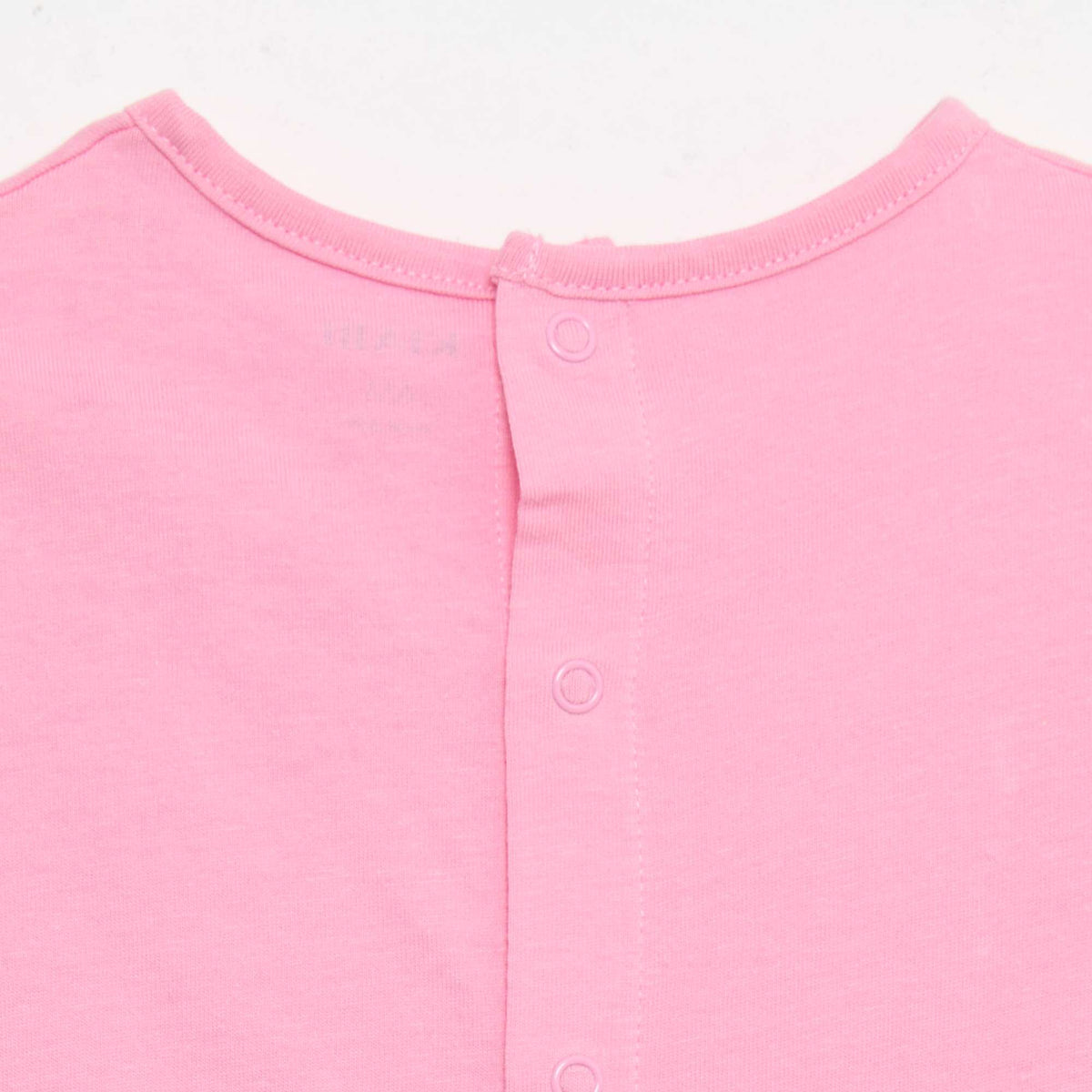 T-shirt imprimé et brodé à manches courtes ROSE