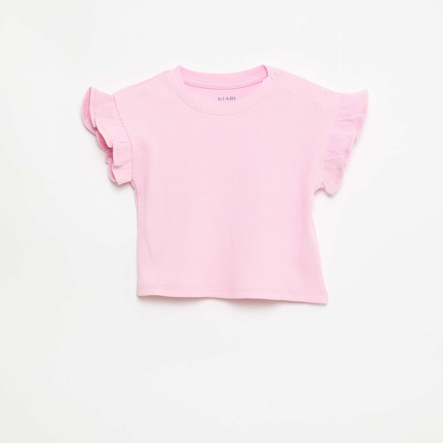 Lot de 2 T-shirts à manches courtes en jersey de coton BLANC