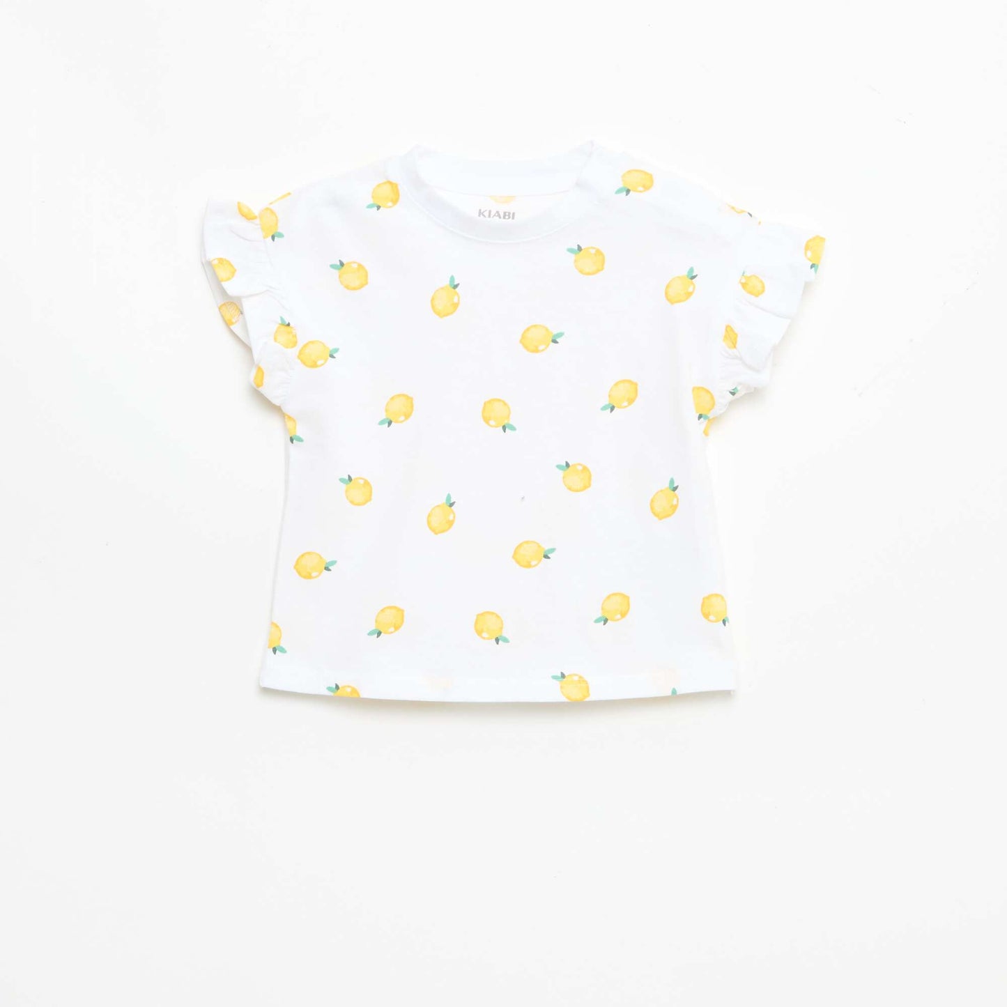 Lot de 2 T-shirts à manches courtes en jersey de coton BLANC