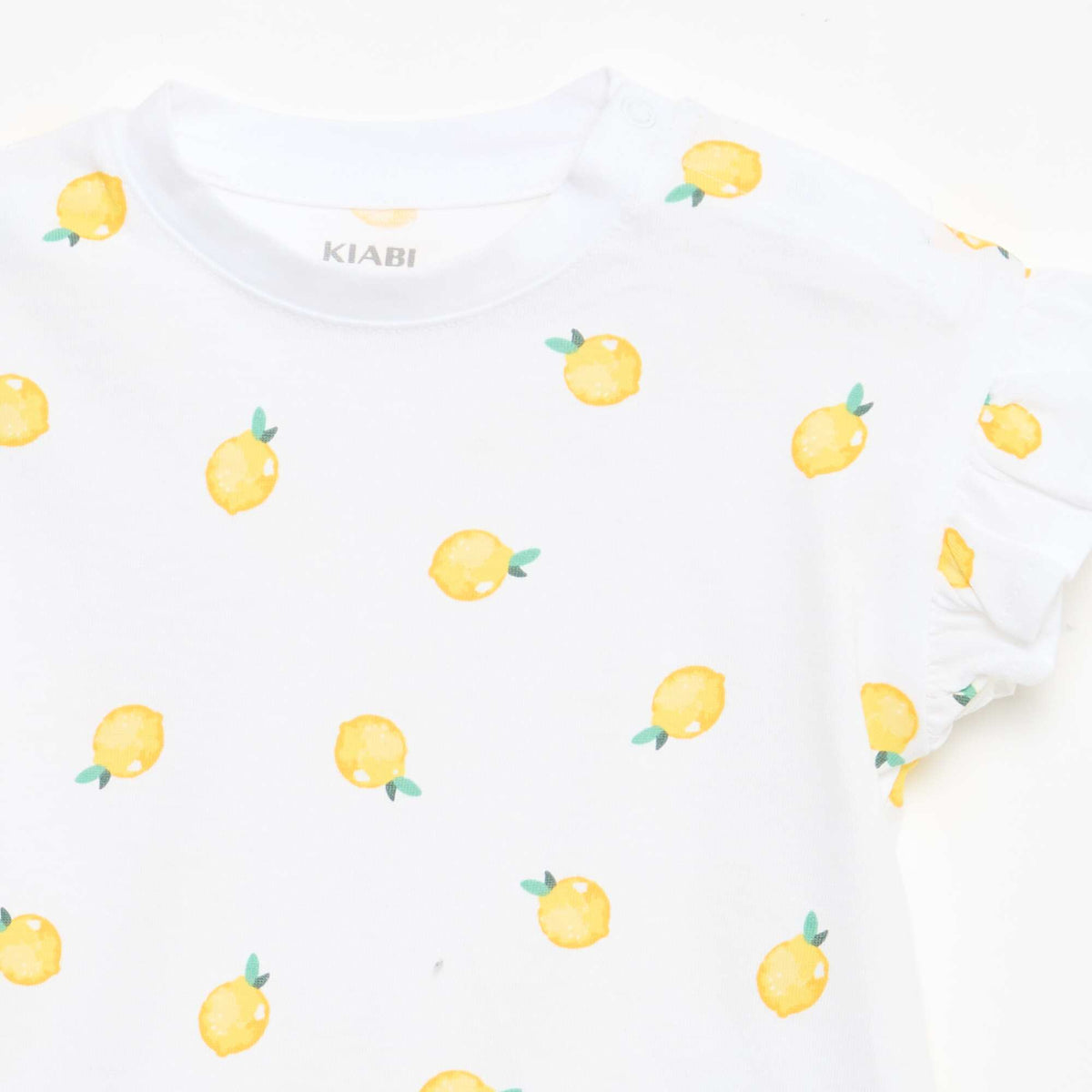 Lot de 2 T-shirts à manches courtes en jersey de coton BLANC