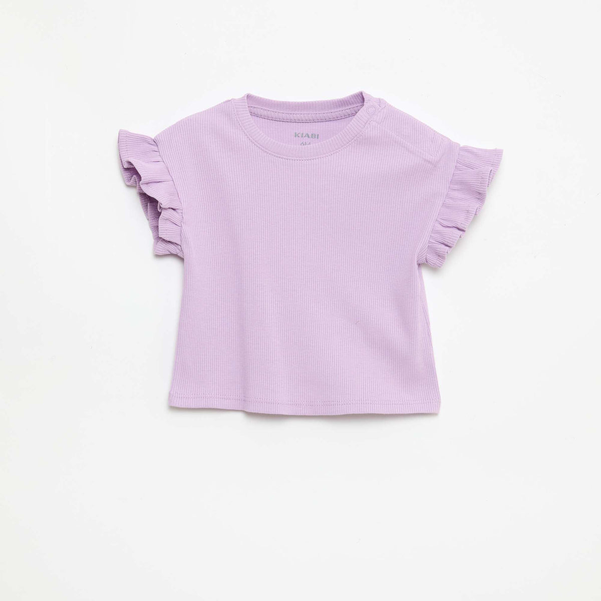 Lot de 2 T-shirts à manches courtes en jersey de coton BLANC