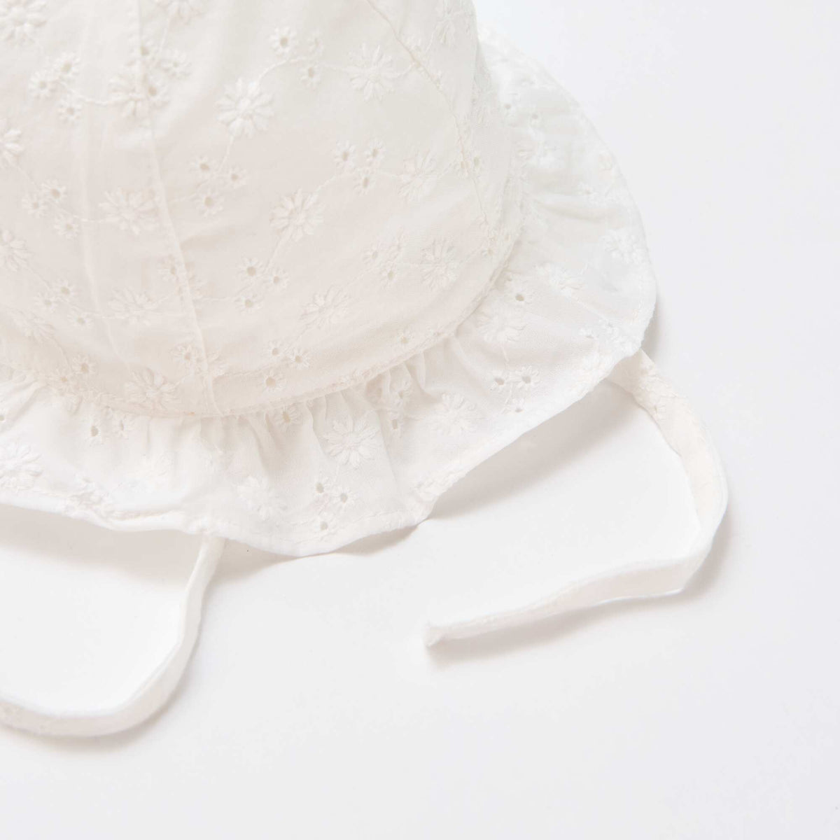 Bob broderie anglaise à nouer BLANC