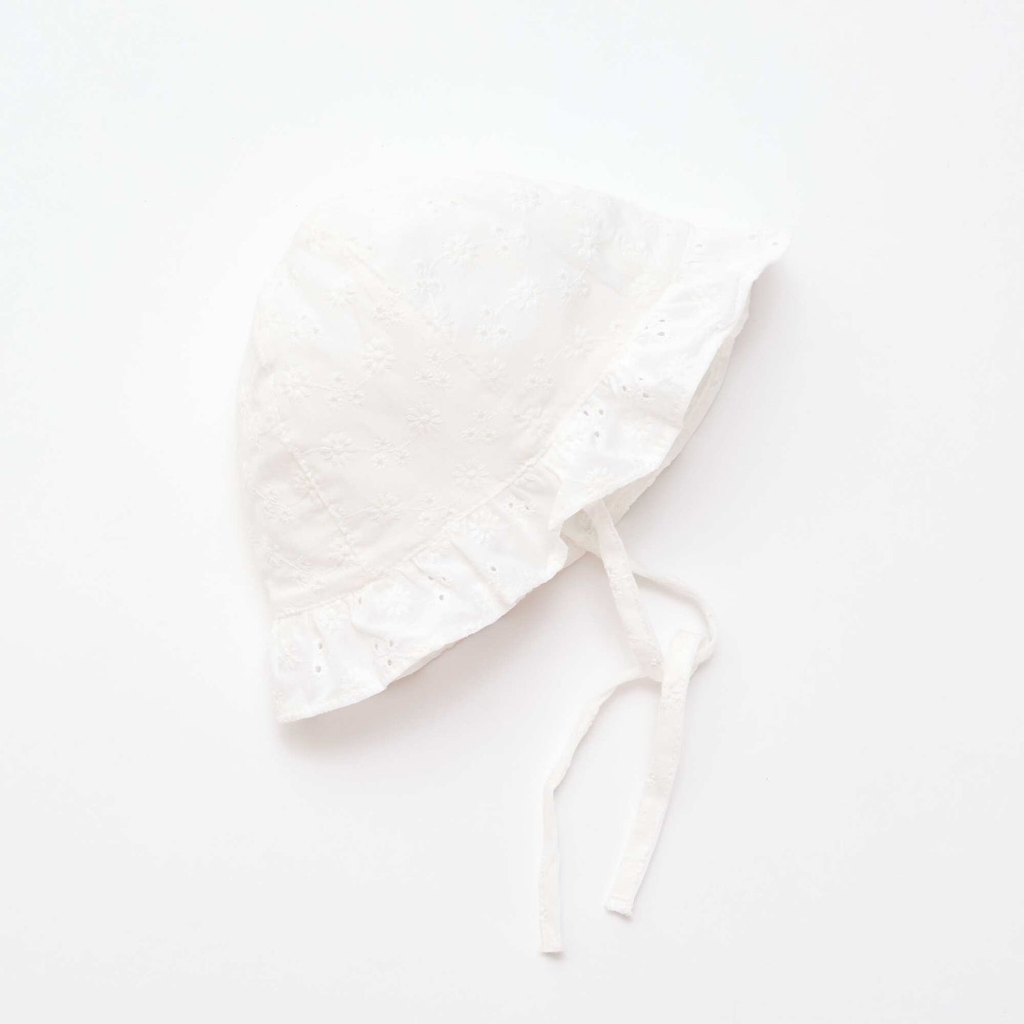 Bob broderie anglaise à nouer BLANC