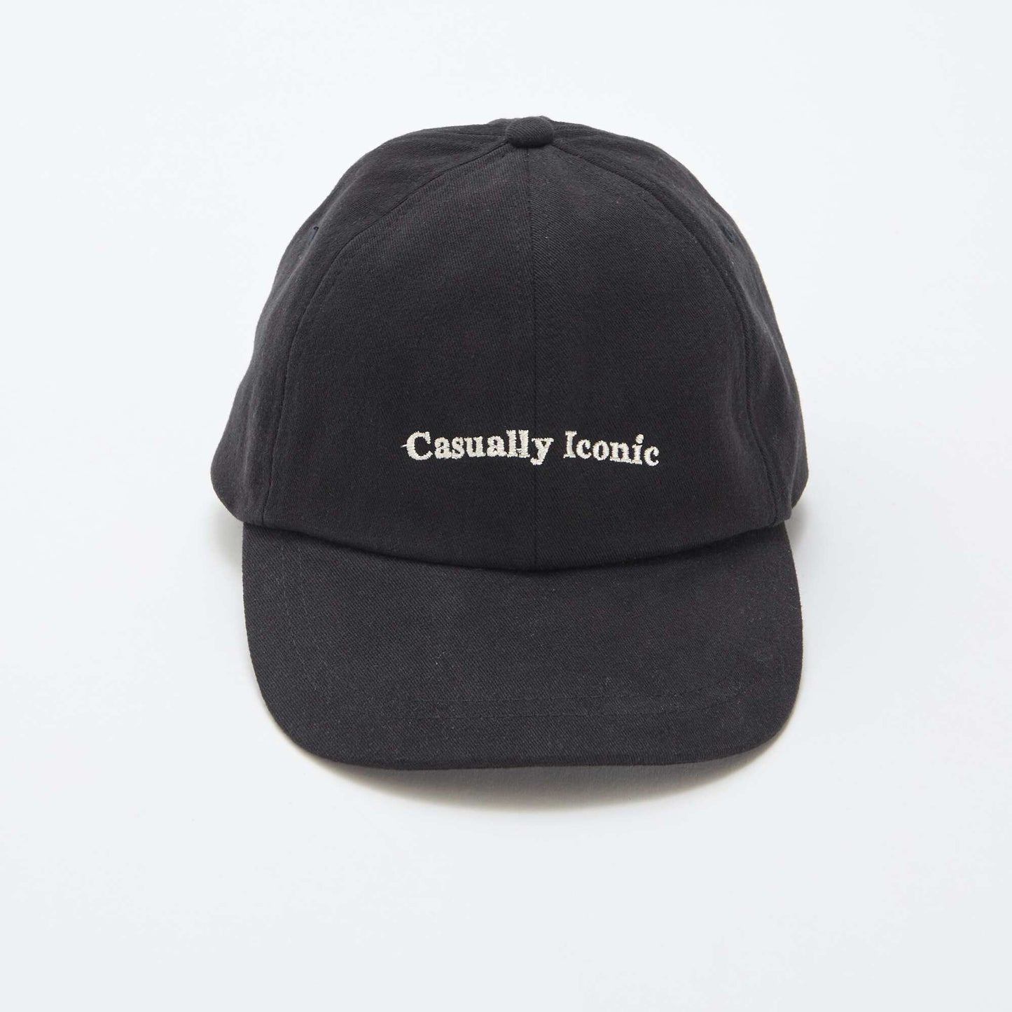 Casquette baseball en coton NOIR