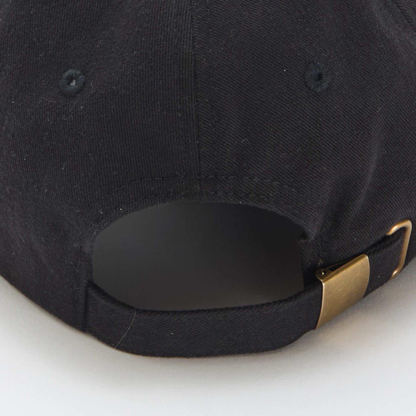 Casquette baseball en coton NOIR