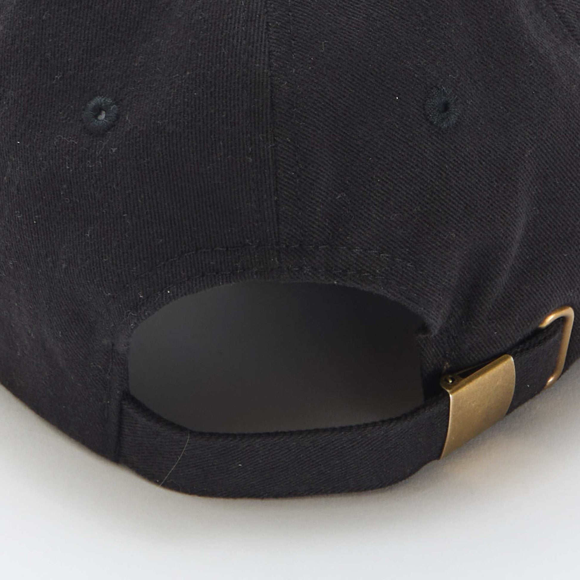 Casquette baseball en coton NOIR