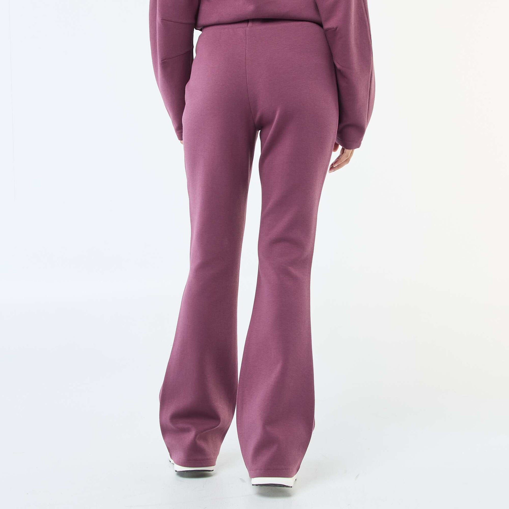 Pantalon large en molleton léger VIOLET