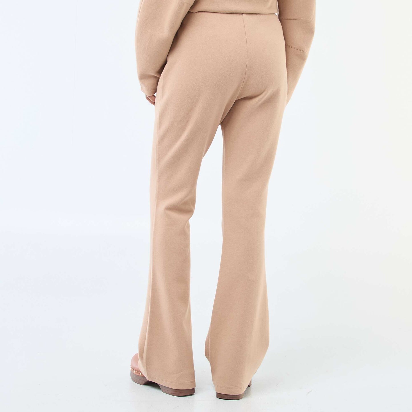 Pantalon large en molleton léger BEIGE