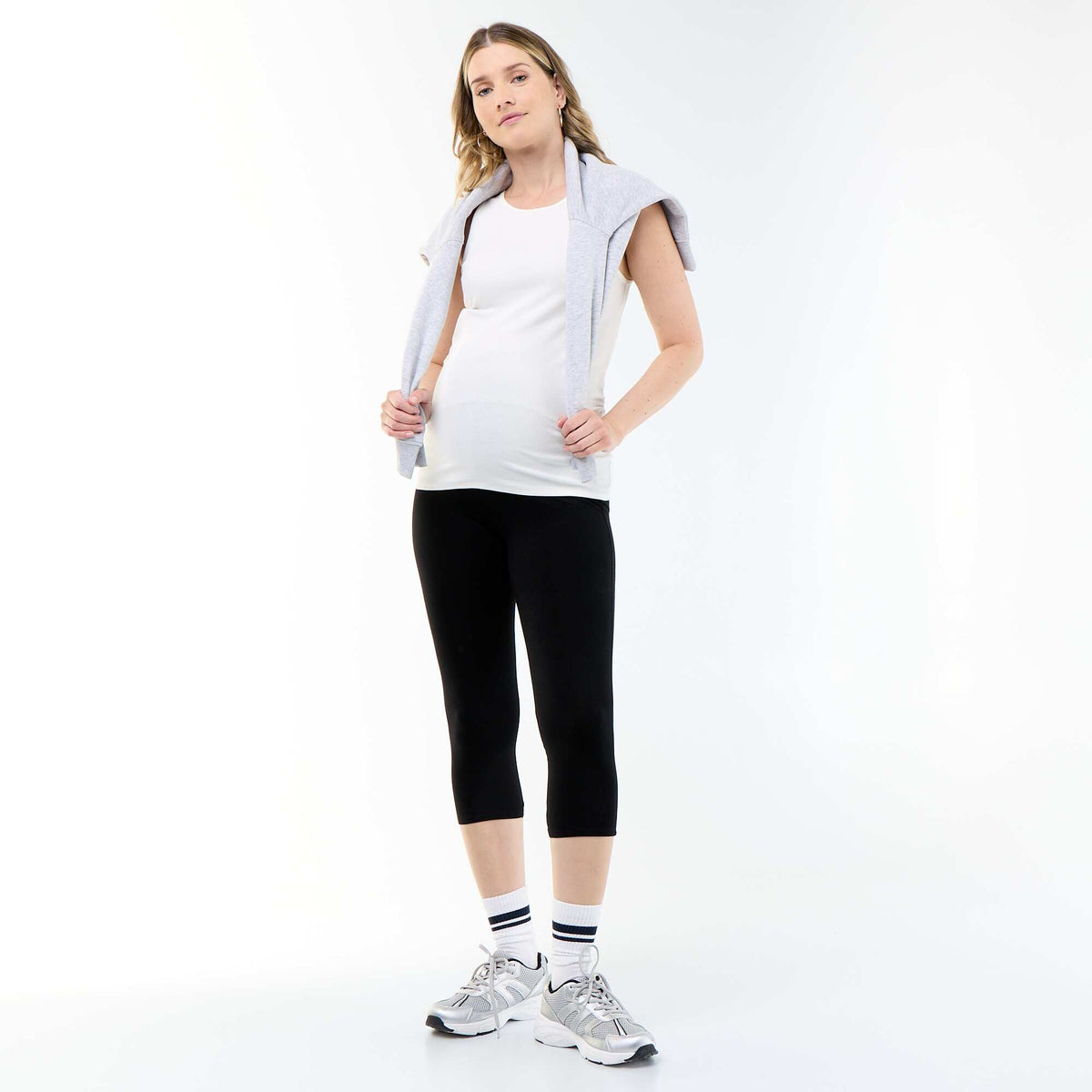 Legging 7/8ème grossesse NOIR