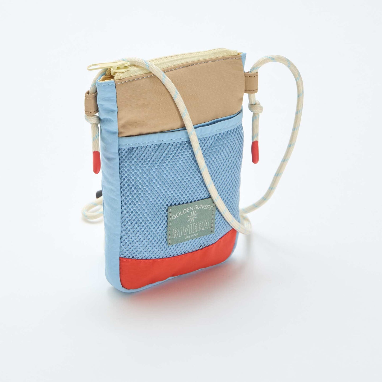 Pochette téléphone en tissu BLEU