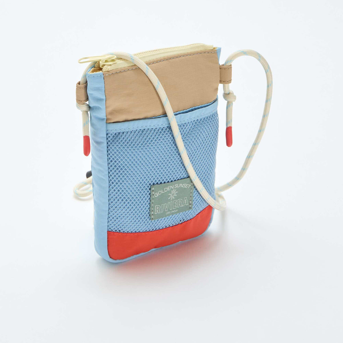 Pochette téléphone en tissu BLEU