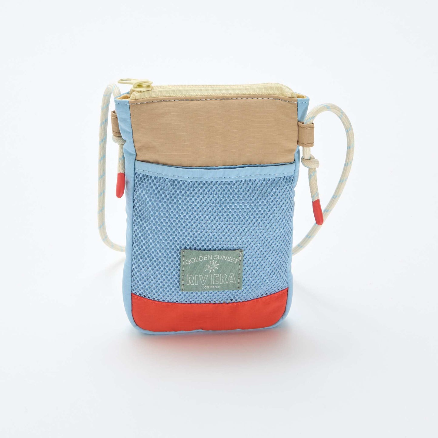 Pochette téléphone en tissu BLEU