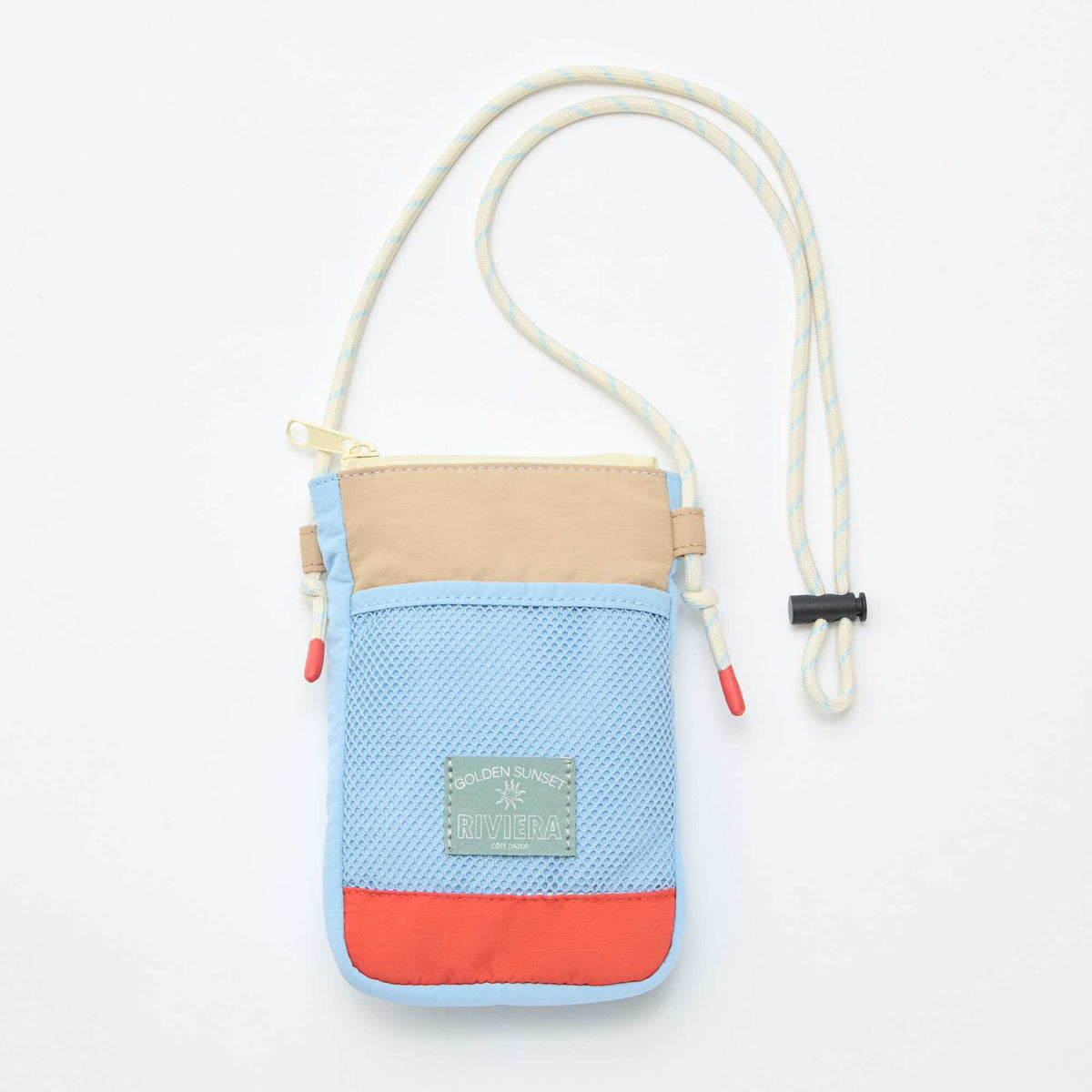 Pochette téléphone en tissu BLEU