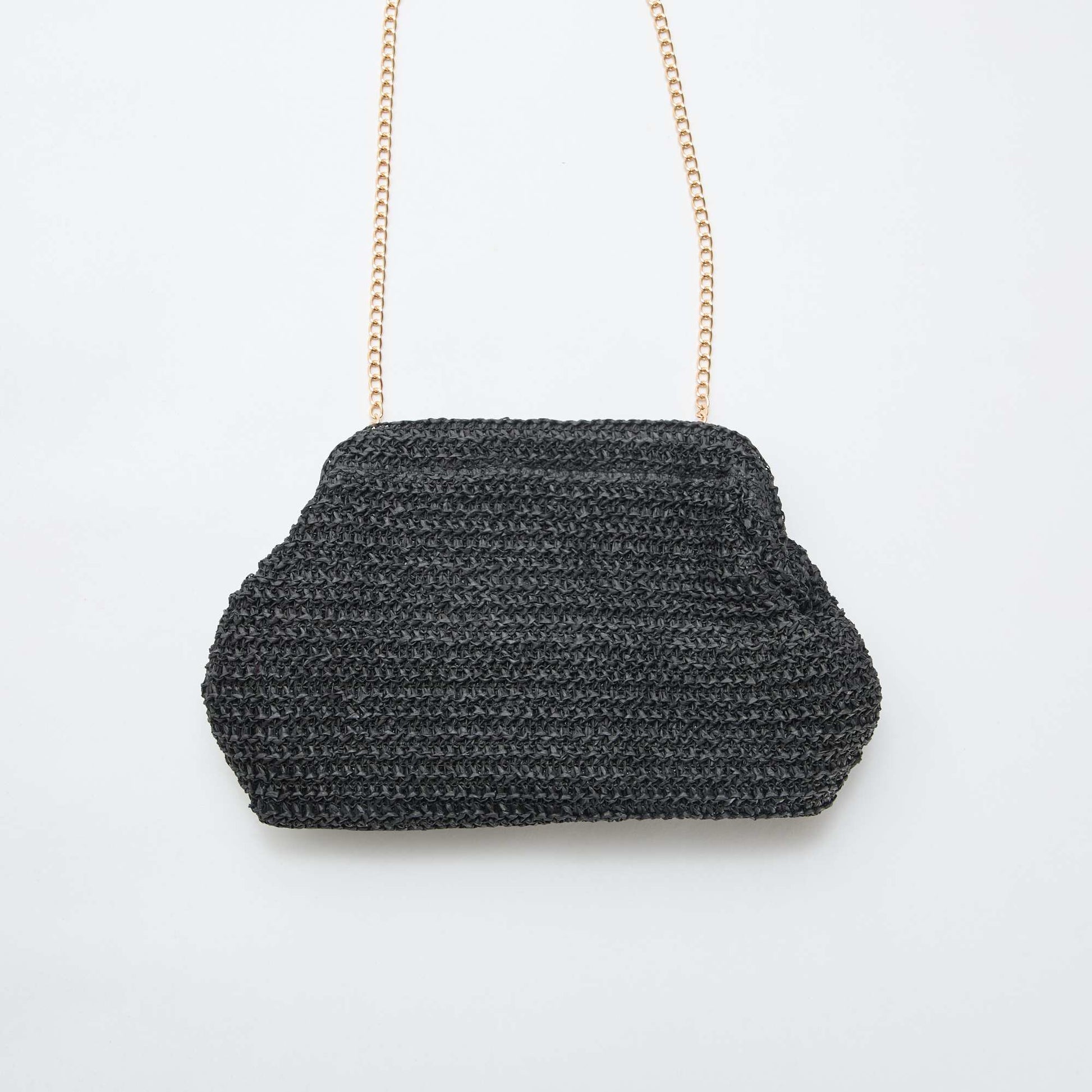 Sac forme bourse NOIR