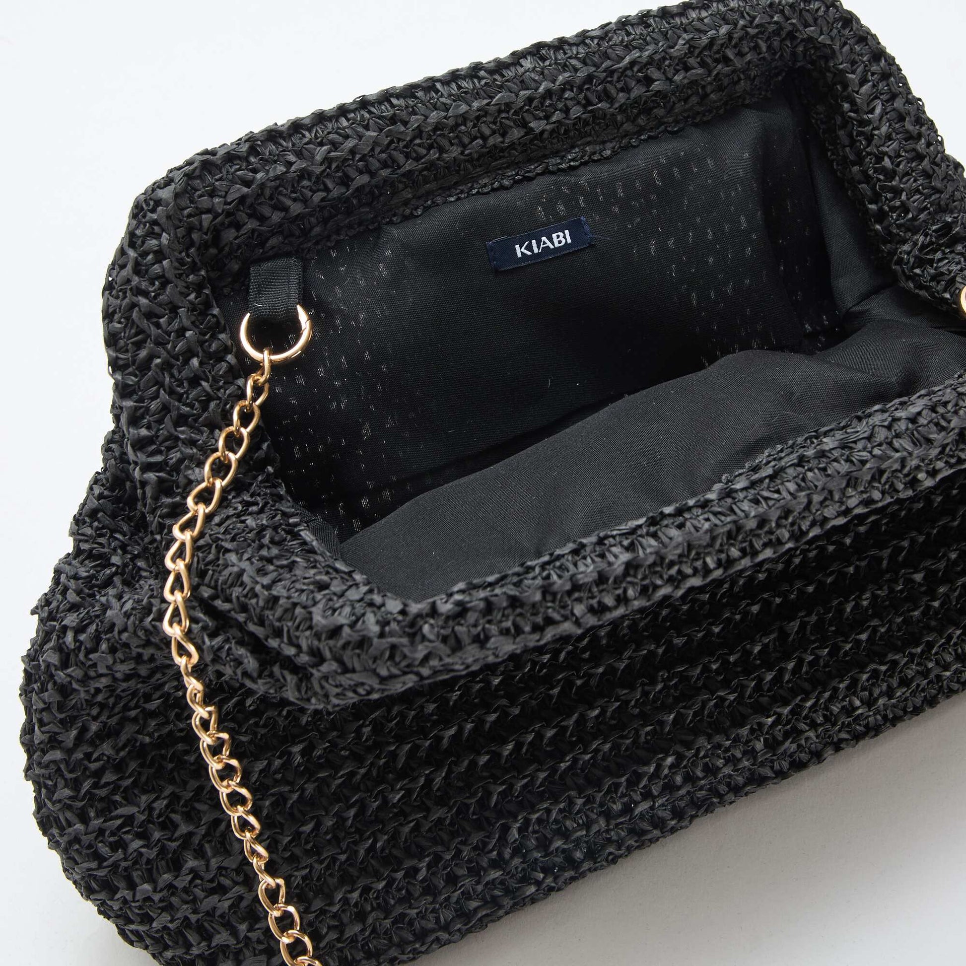 Sac forme bourse NOIR