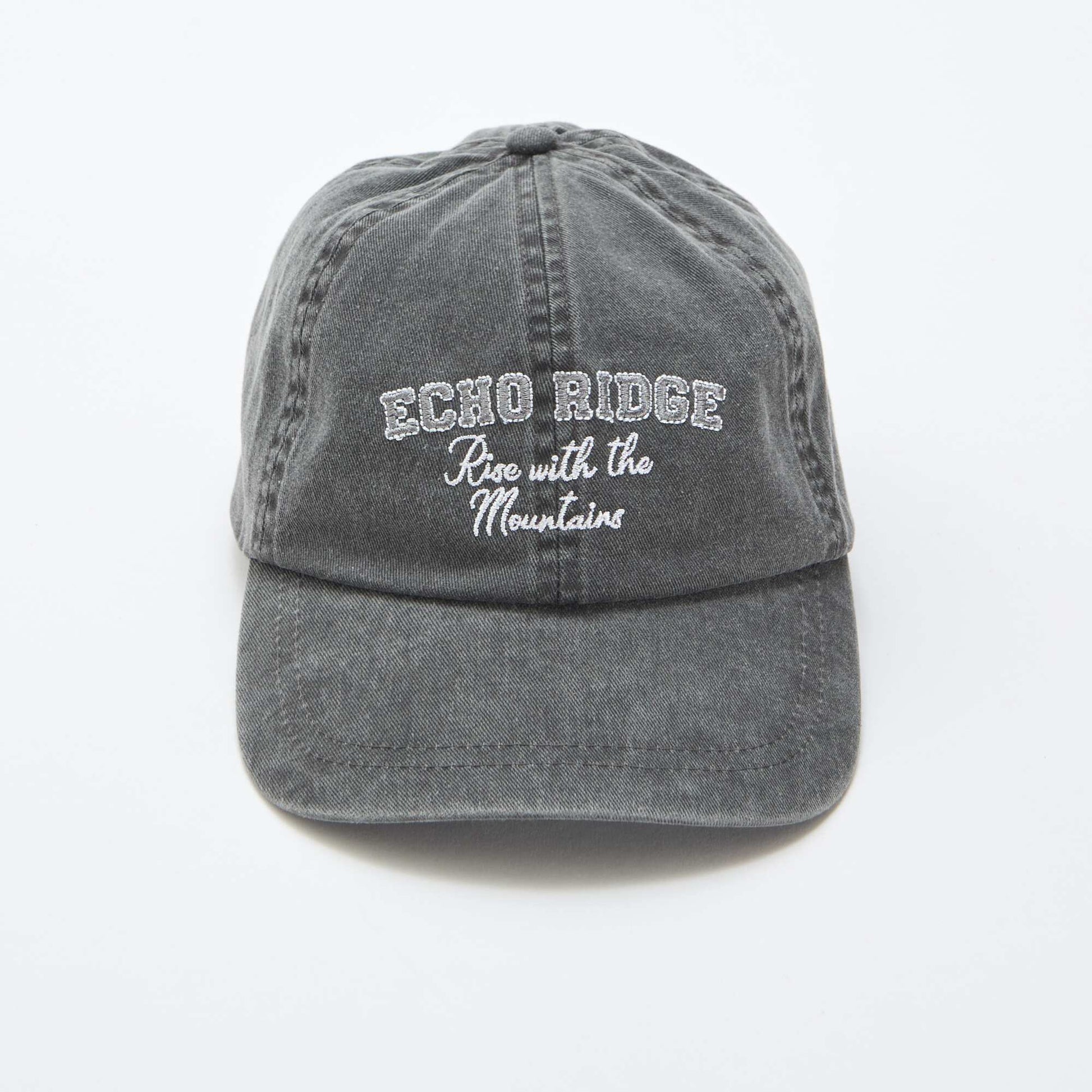 Casquette baseball en coton NOIR