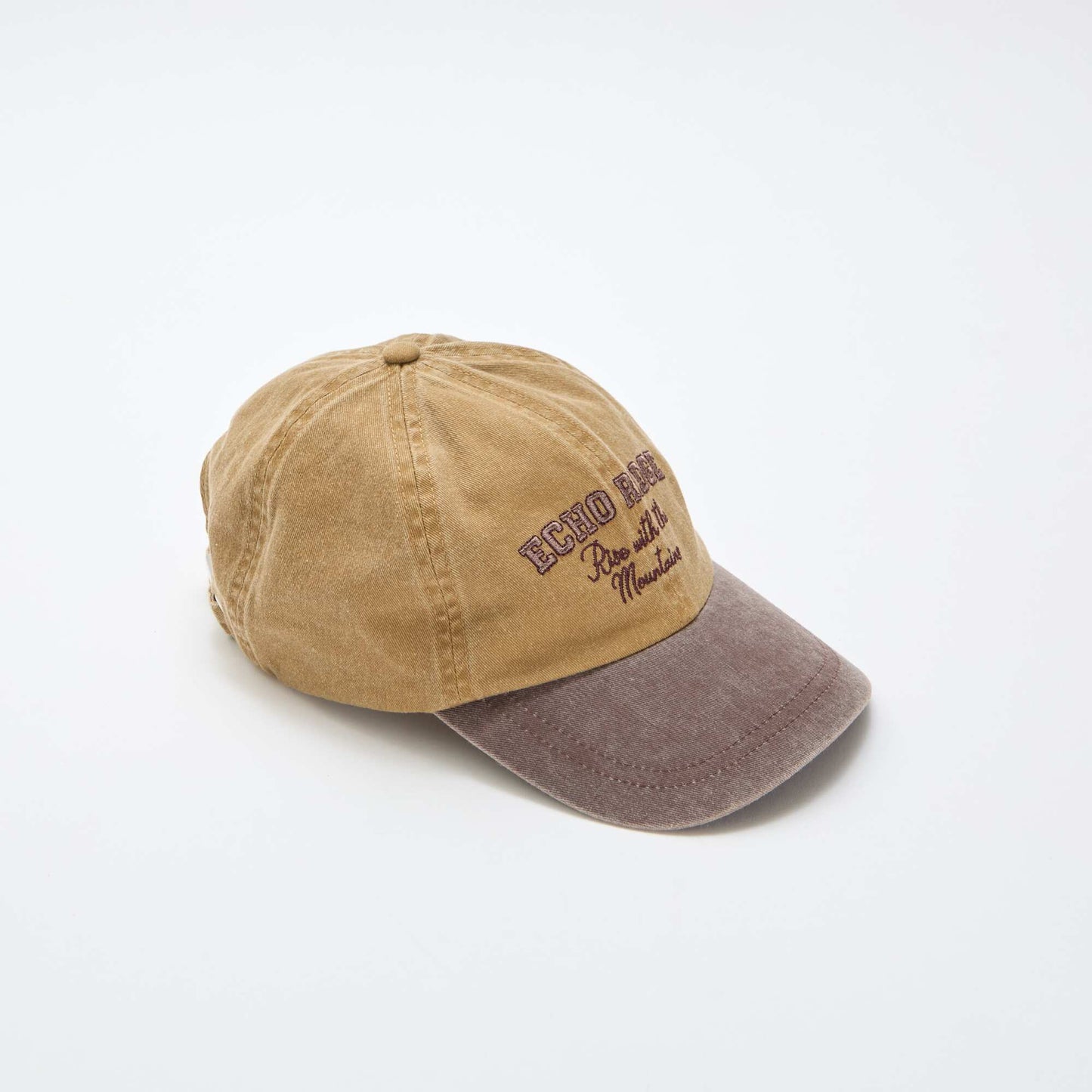 Casquette baseball en coton MARRON