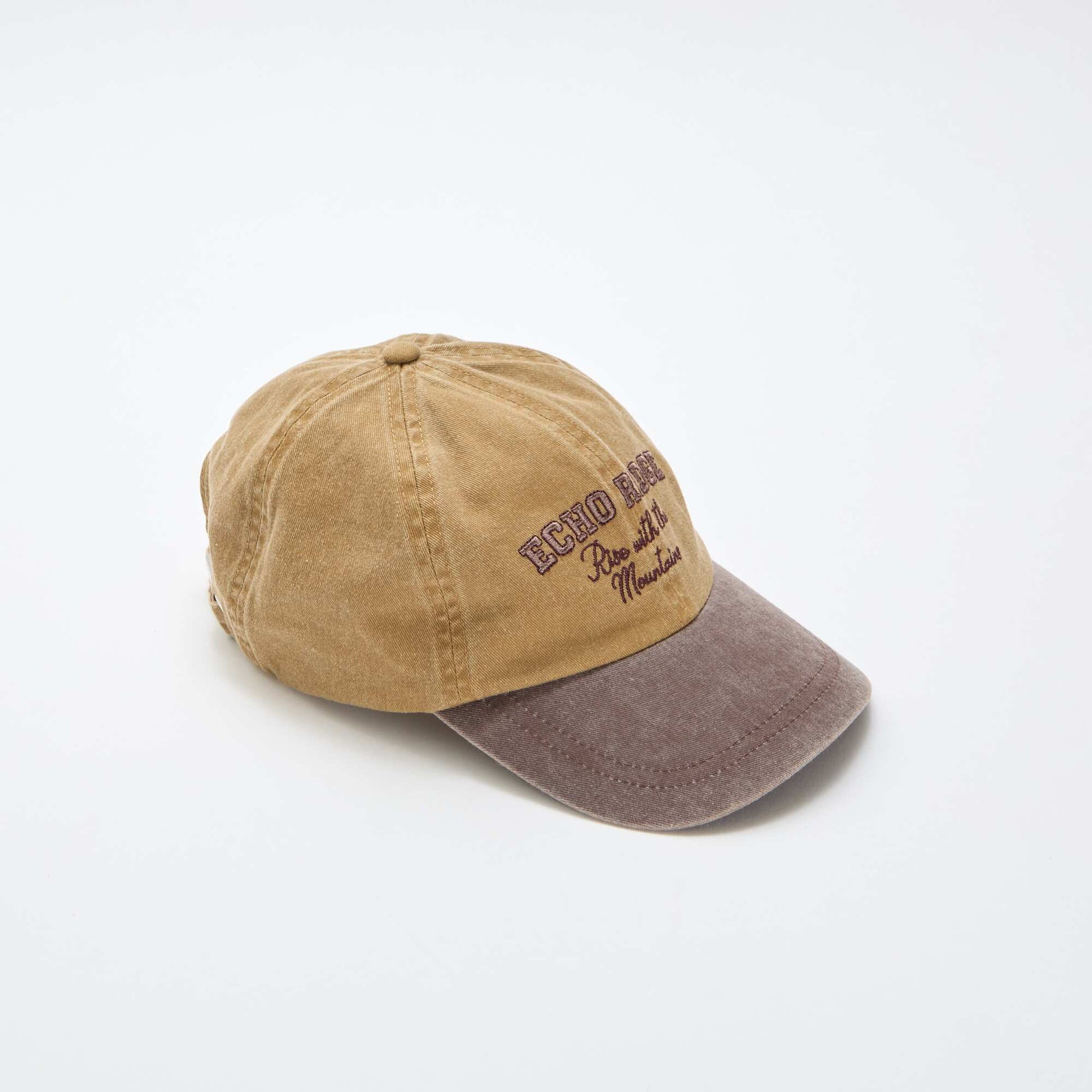 Casquette baseball en coton MARRON