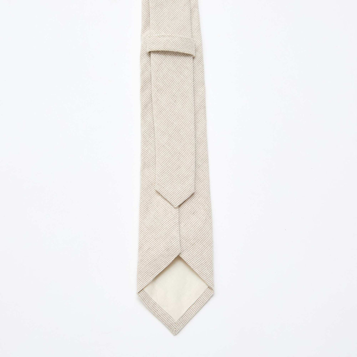 Cravate en lin mélangé BEIGE