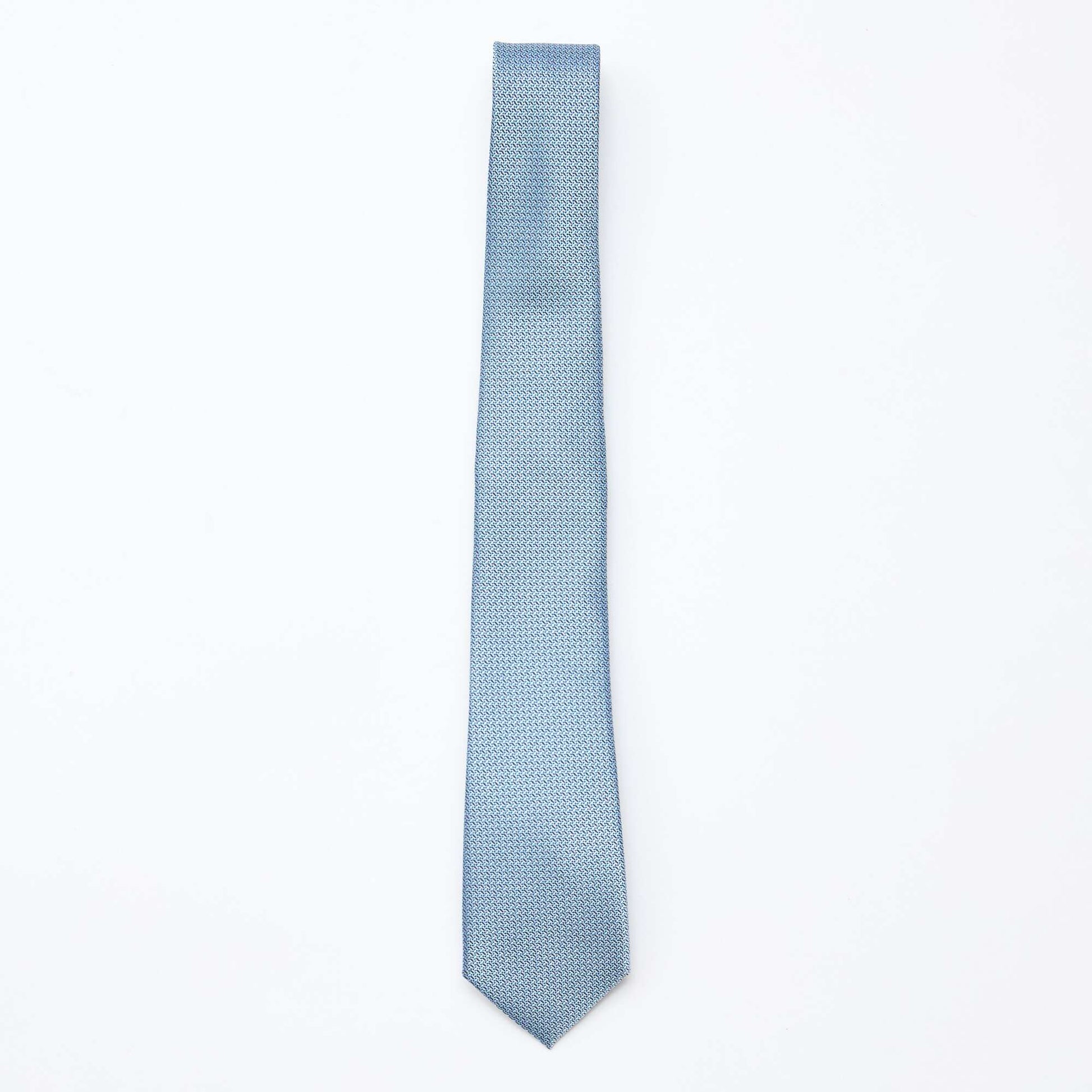 Cravate en satin BLEU