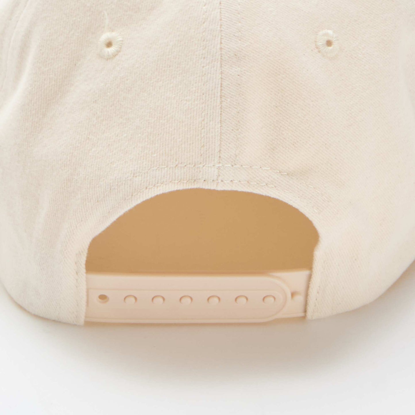 Casquette baseball en coton BEIGE