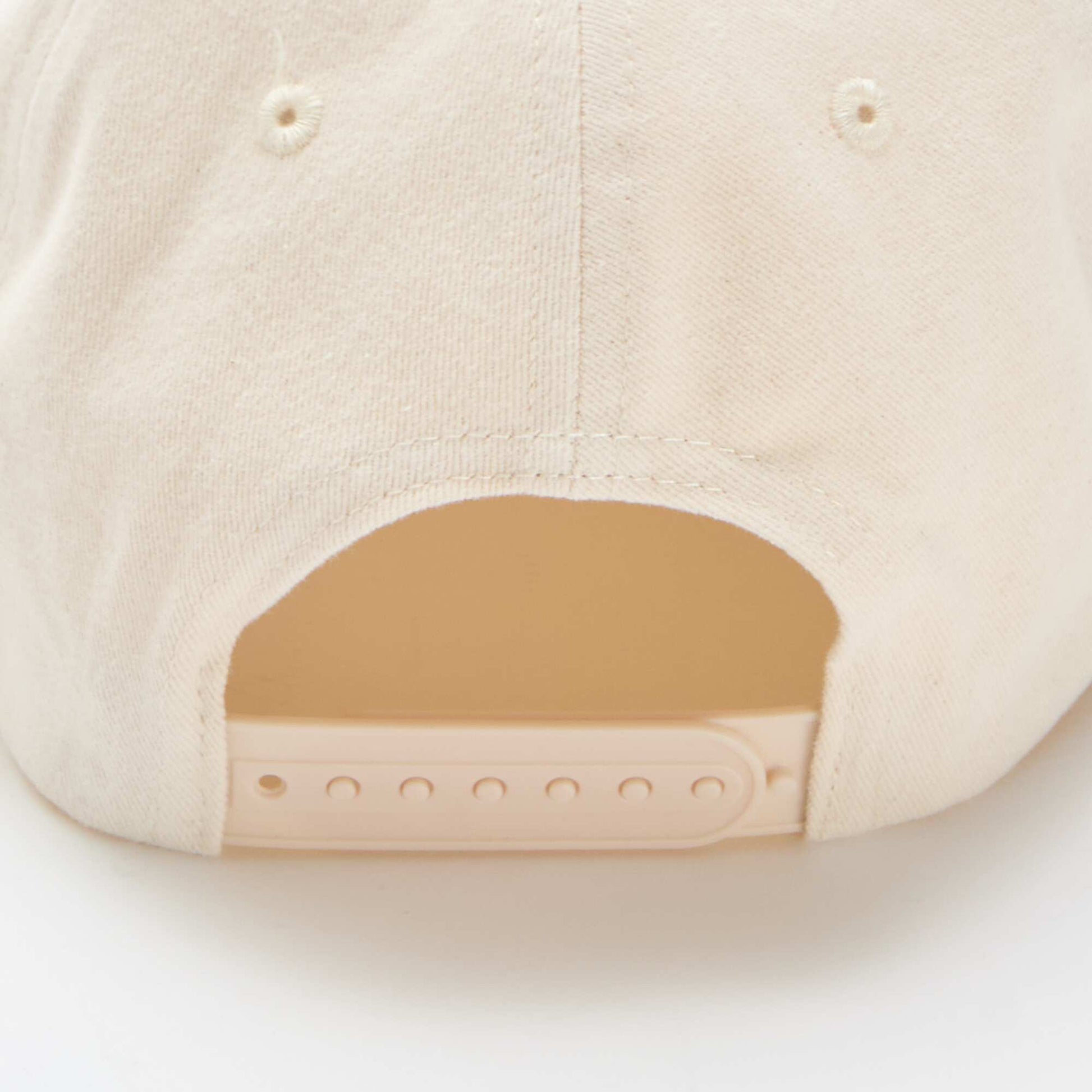 Casquette baseball en coton BEIGE