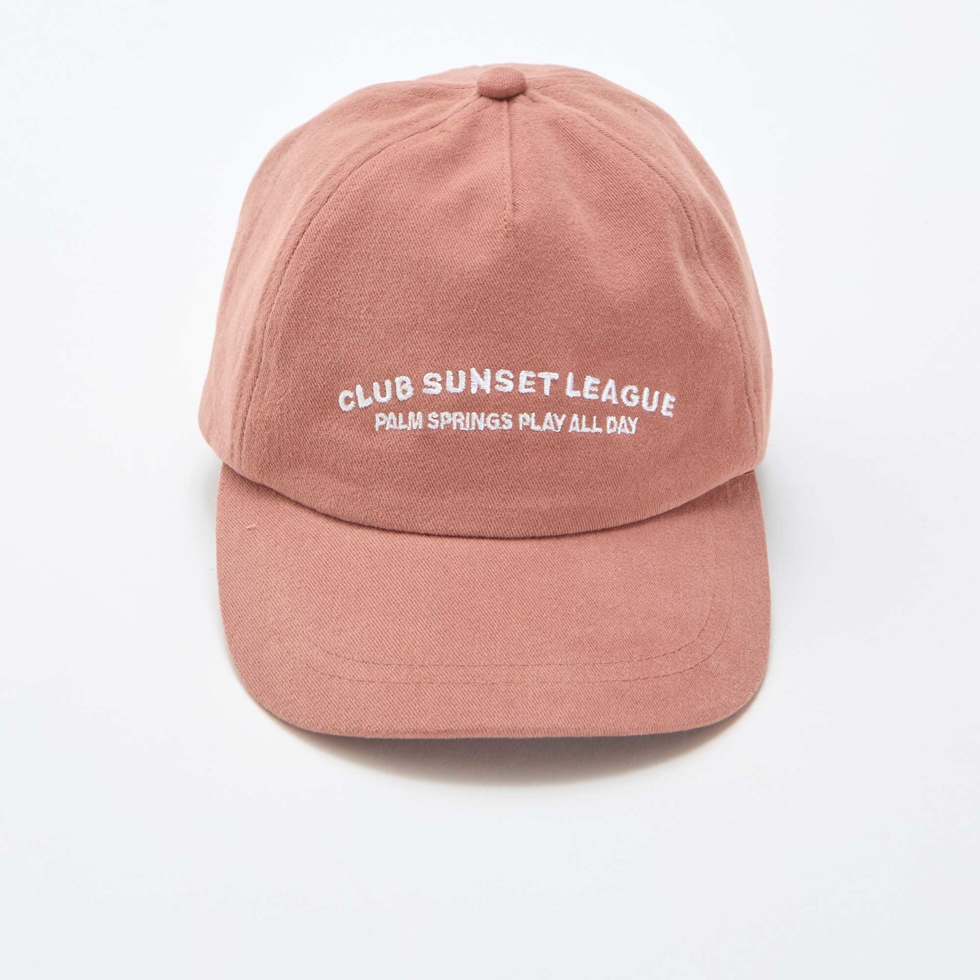 Casquette baseball en coton ORANGE
