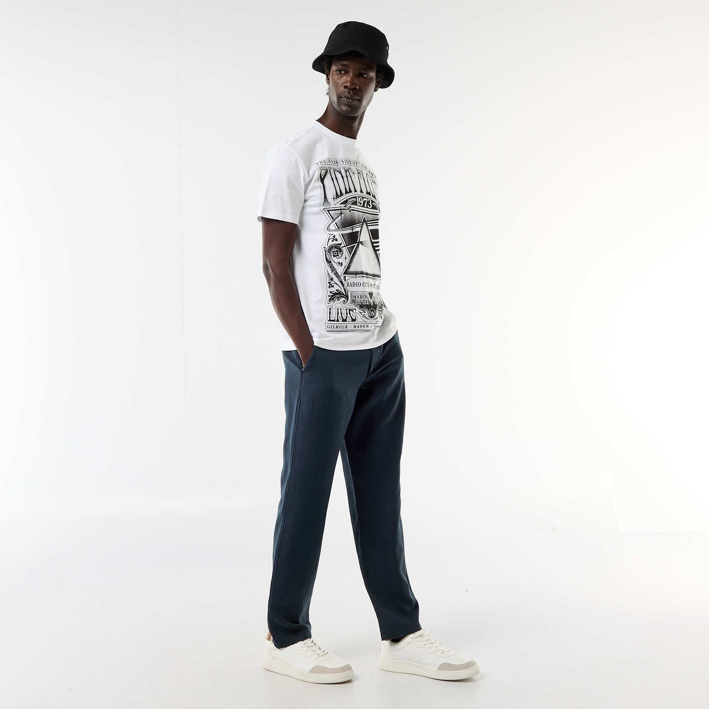 T-shirt 'Pink Floyd' à manches courtes BLANC