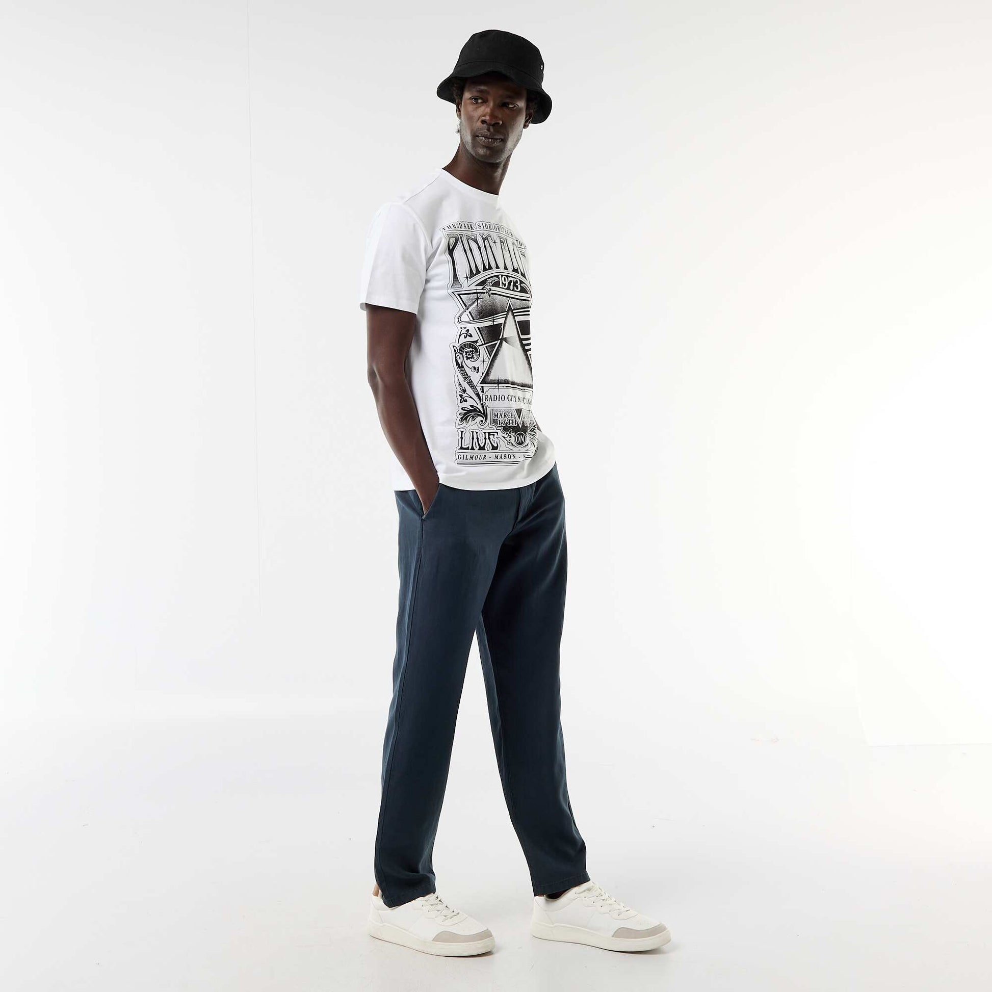 T-shirt 'Pink Floyd' à manches courtes BLANC