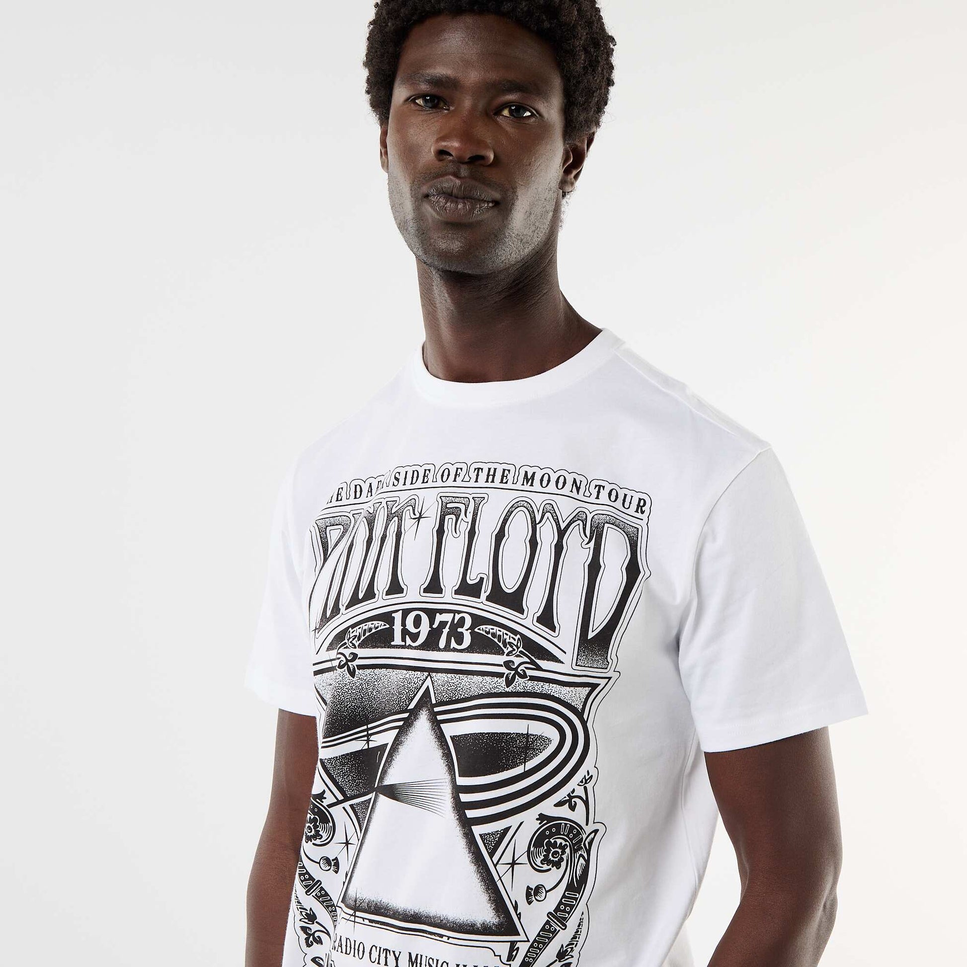 T-shirt 'Pink Floyd' à manches courtes BLANC