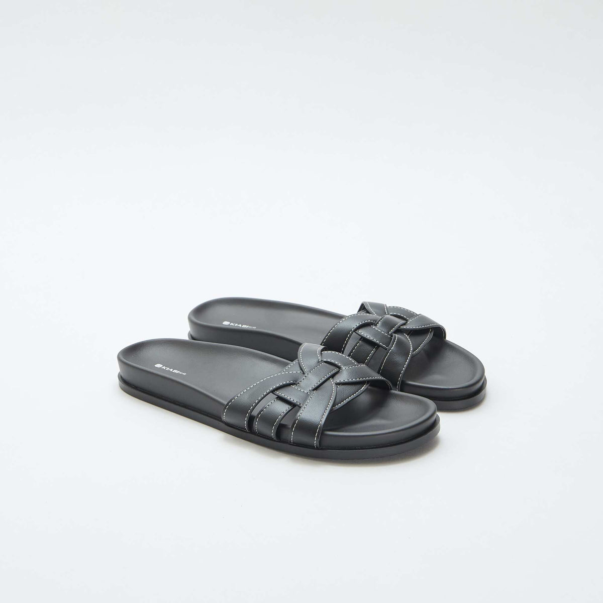 Paire de mules unies NOIR