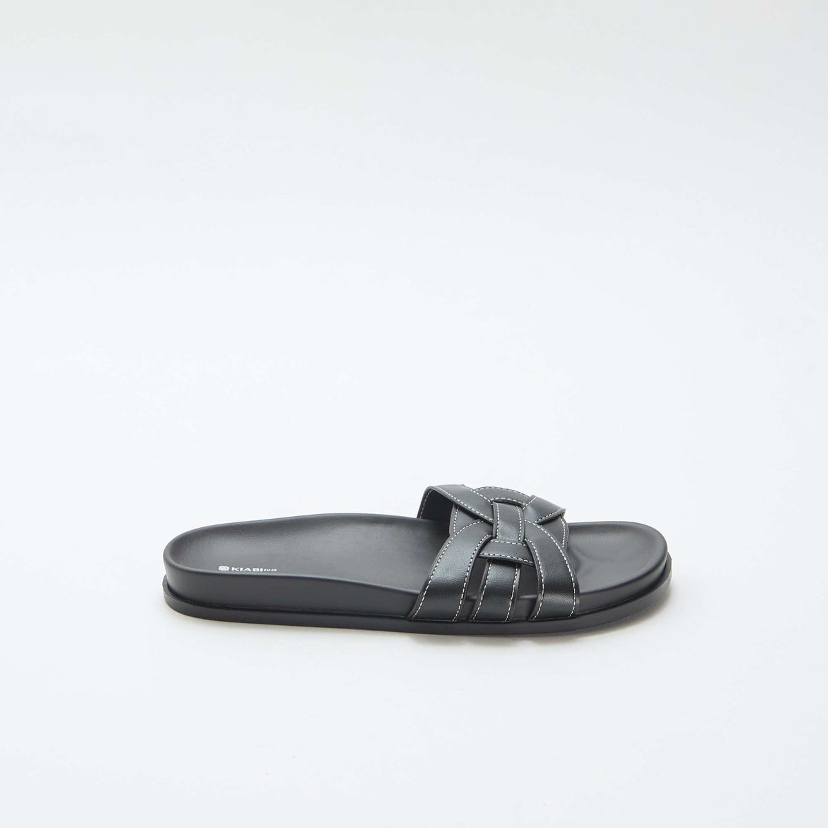 Paire de mules unies NOIR