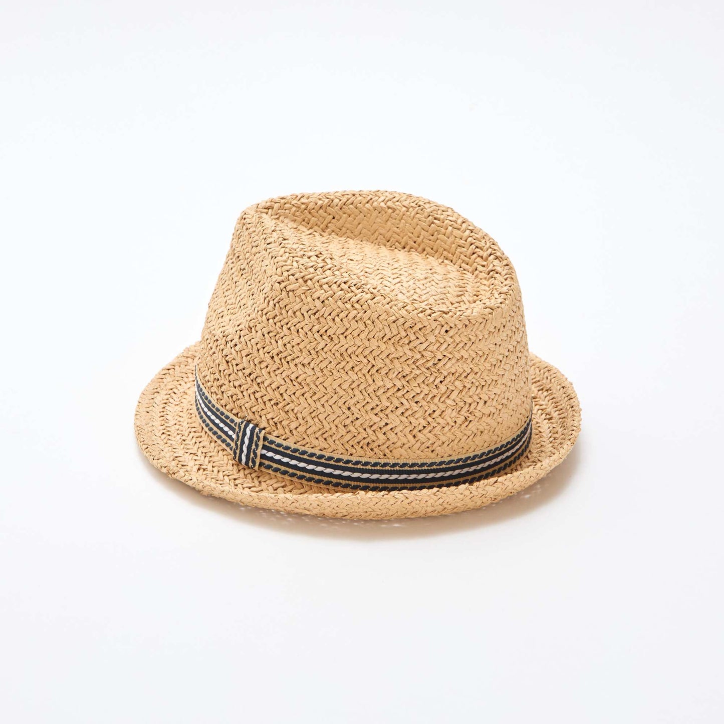 Chapeau de paille en papier tressé BEIGE