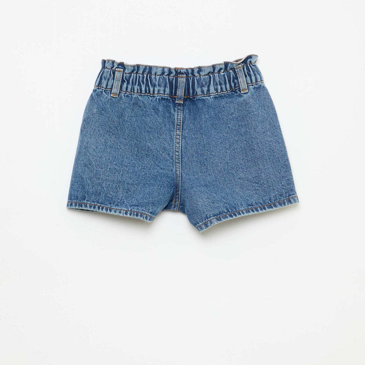 Short en jean paper bag BLEU