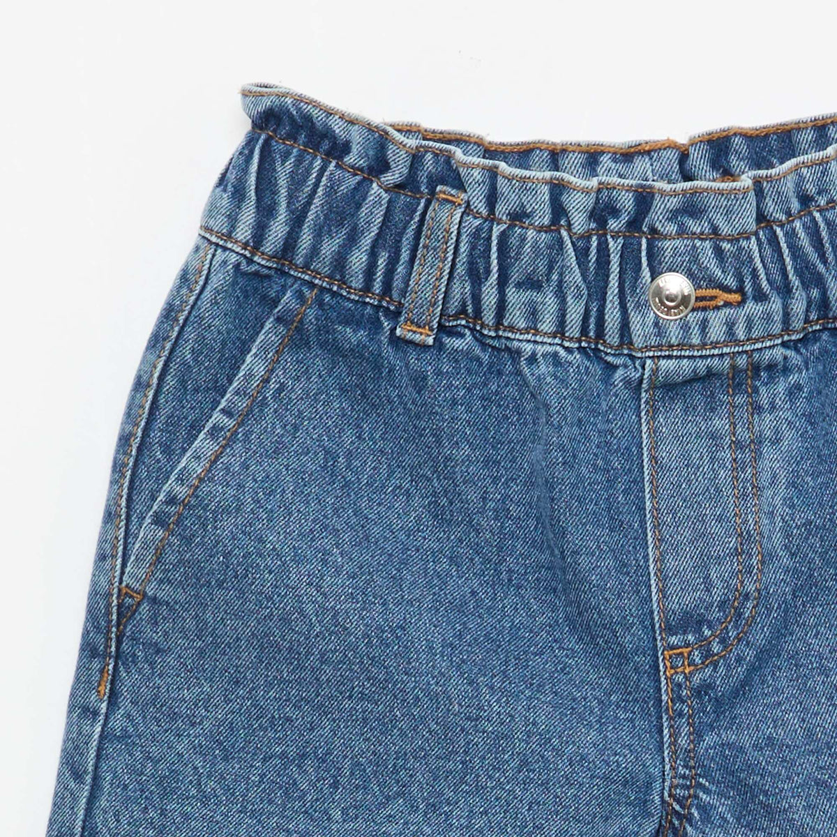 Short en jean paper bag BLEU