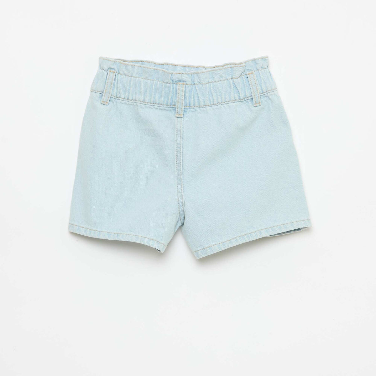 Short en jean paper bag BLEU