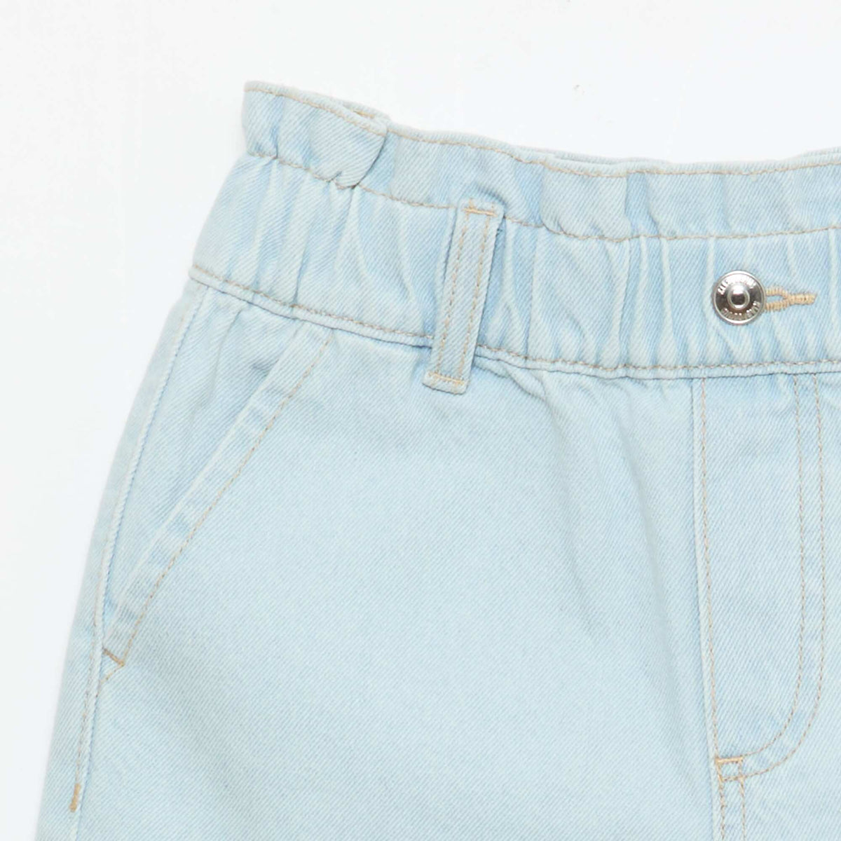 Short en jean paper bag BLEU