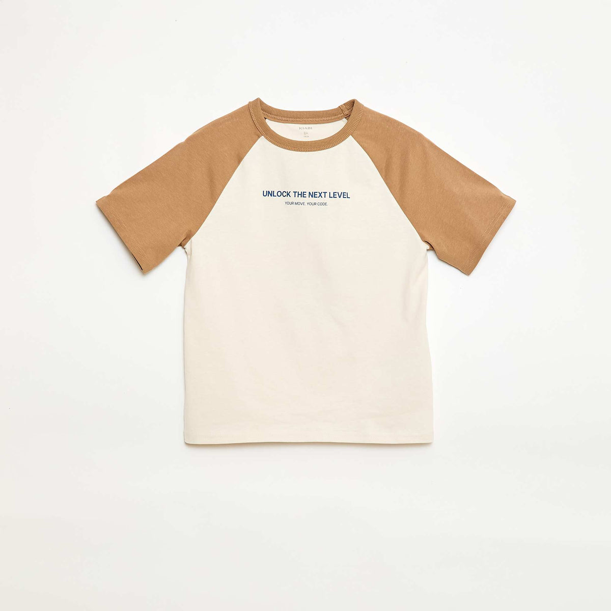 T-shirt imprimé à message BLANC