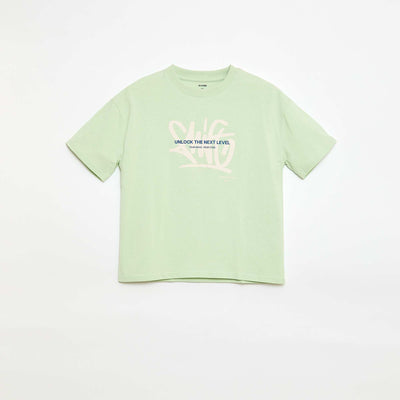 T-shirt oversize fantaisie VERT
