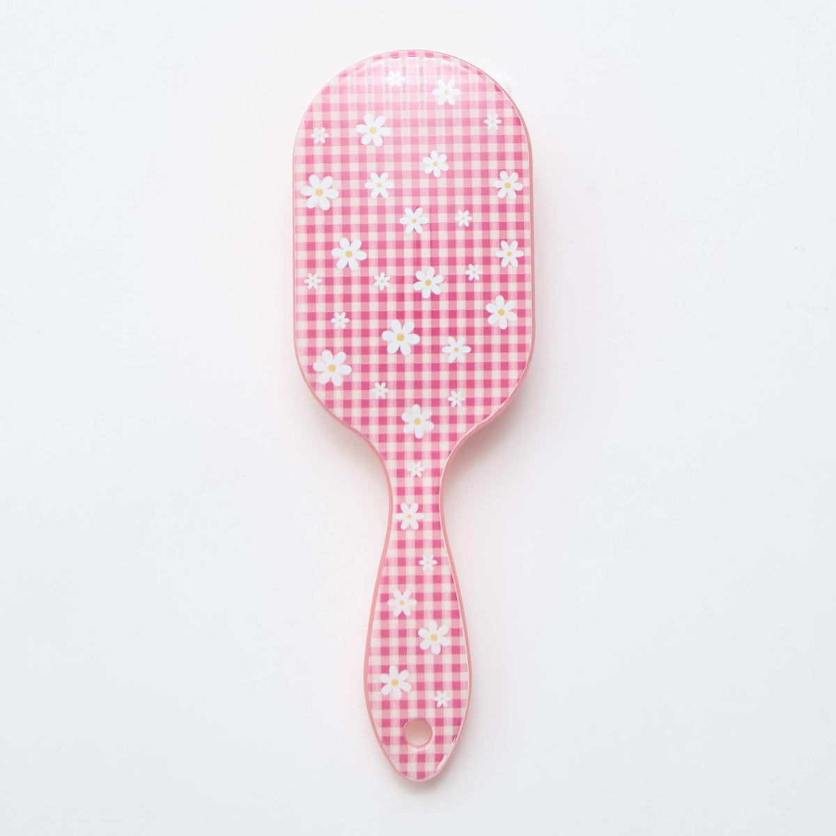 Brosse carrée imprimée ROSE