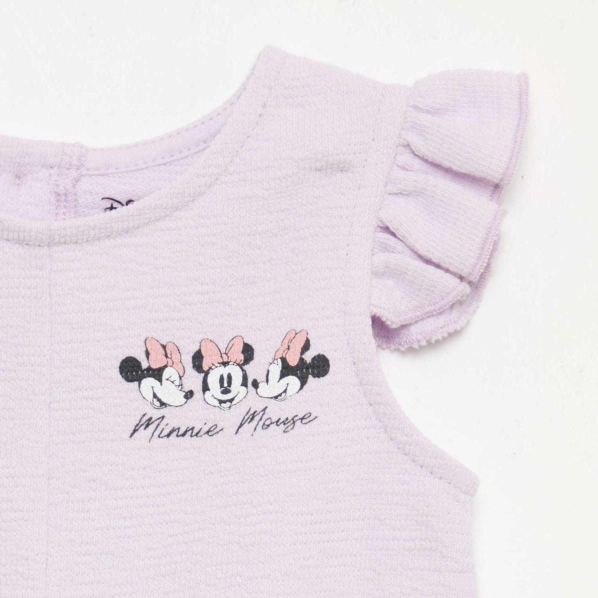 Combinaison short en baby Terry VIOLET