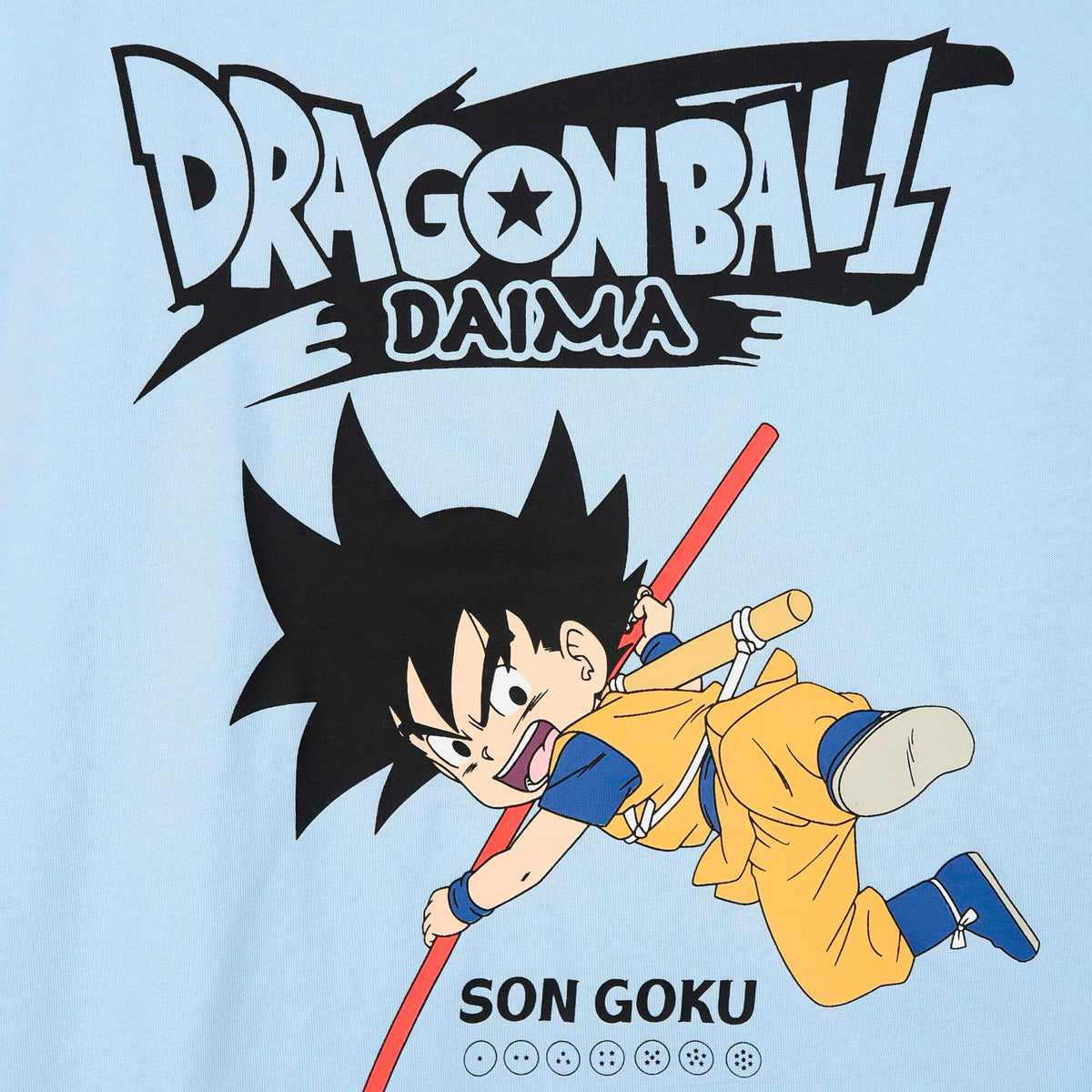 Tee-shirt à manches courtes imprimé 'Dragon ball Z' BLEU
