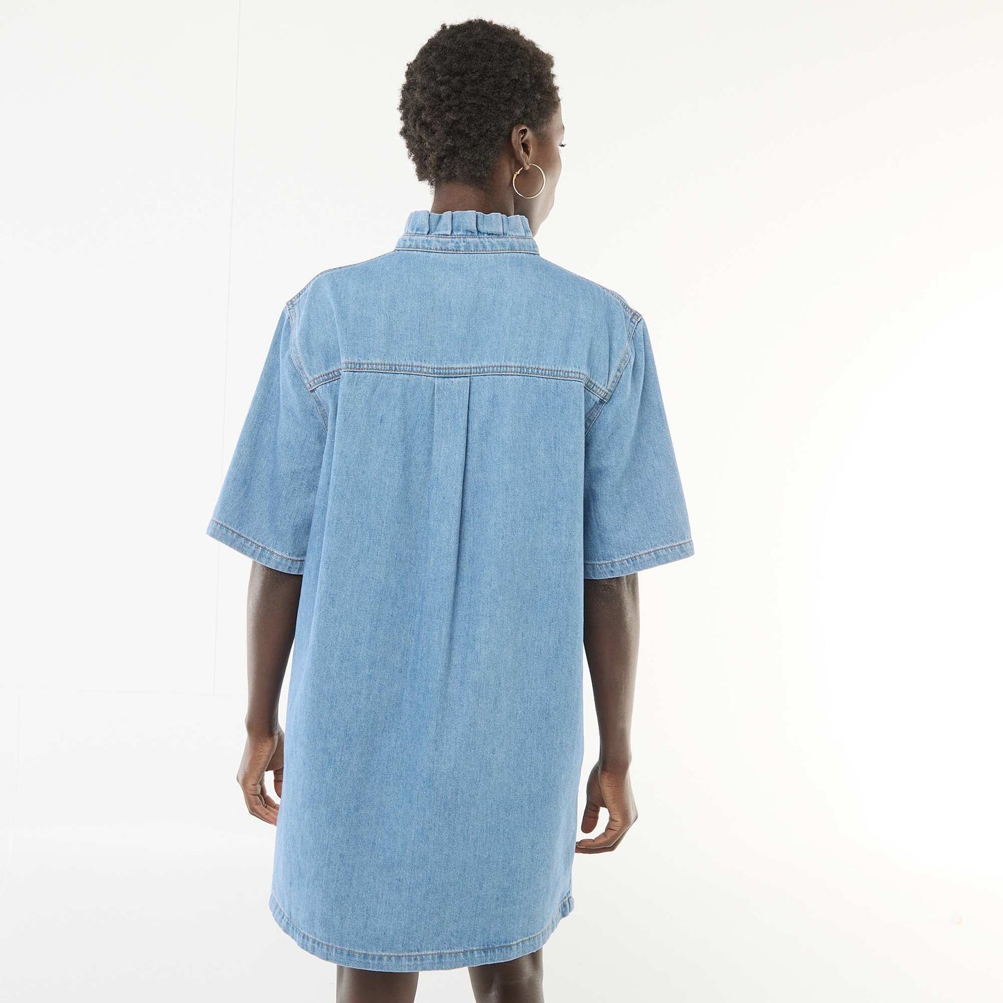 Robe en jean BLEU