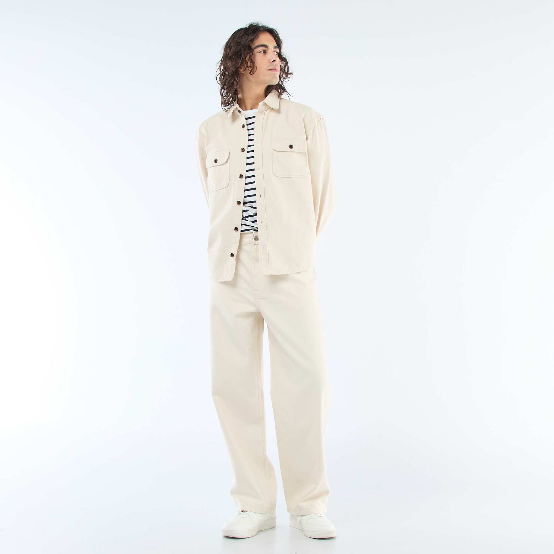 Jean baggy BEIGE