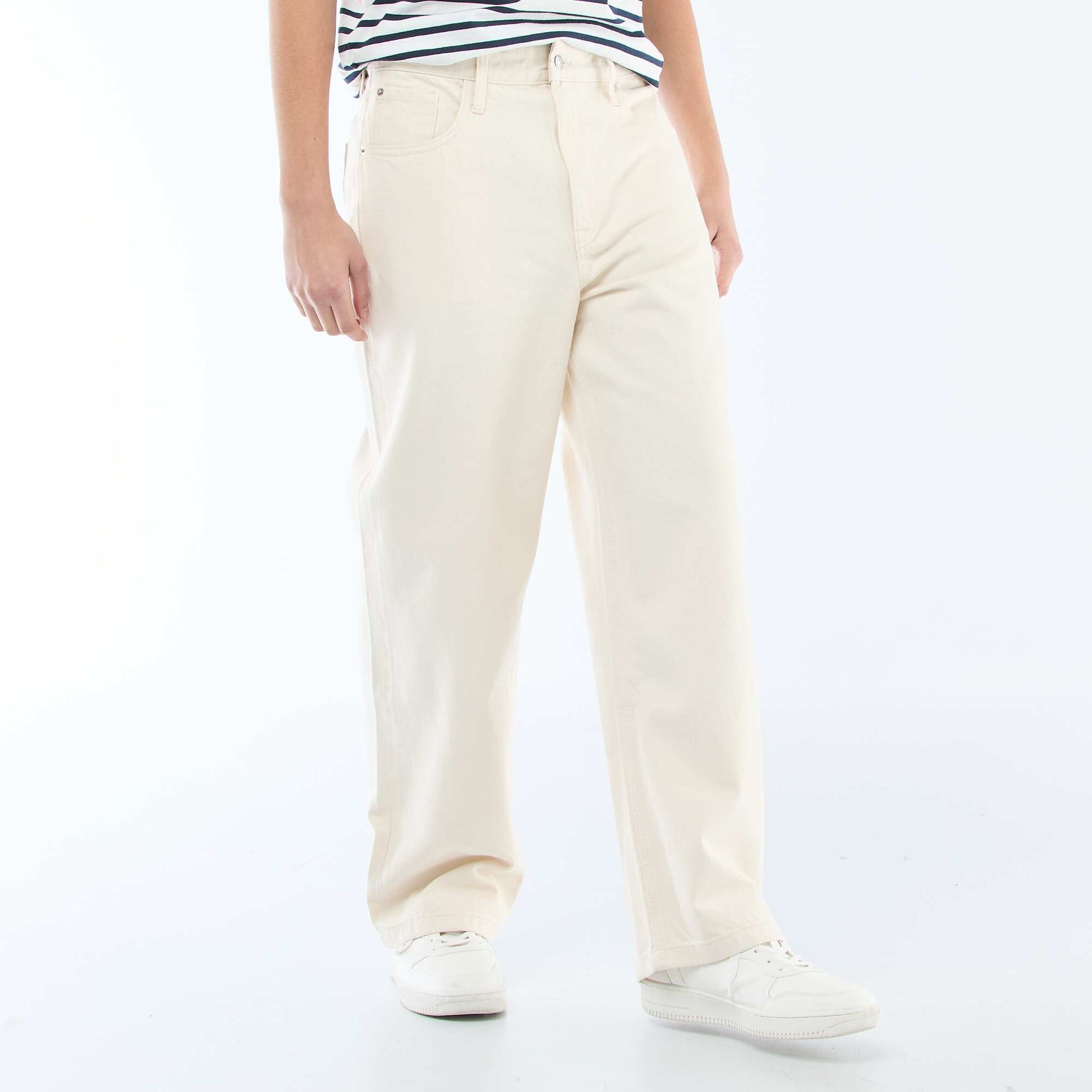 Jean baggy BEIGE