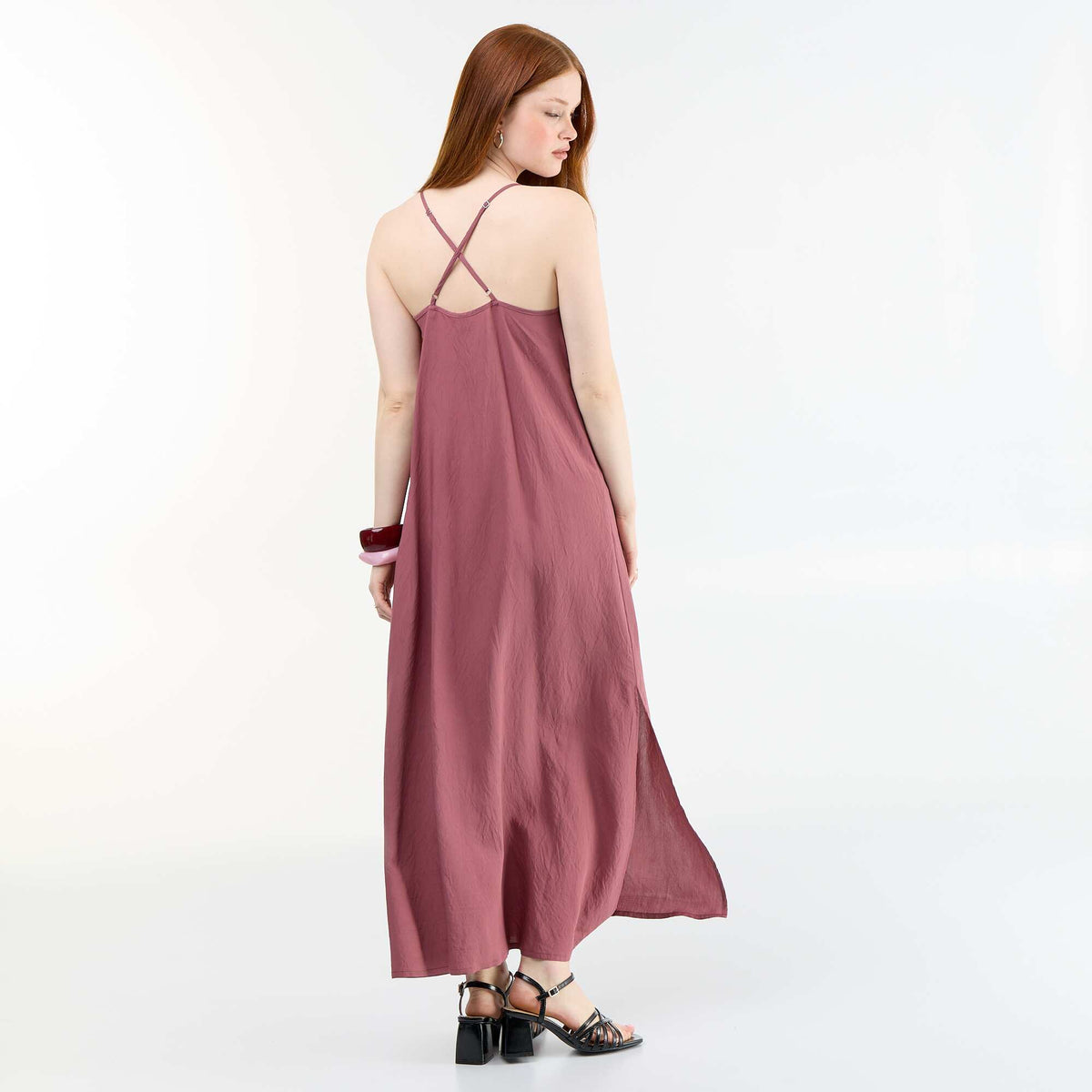 Robe longue fluide ROSE