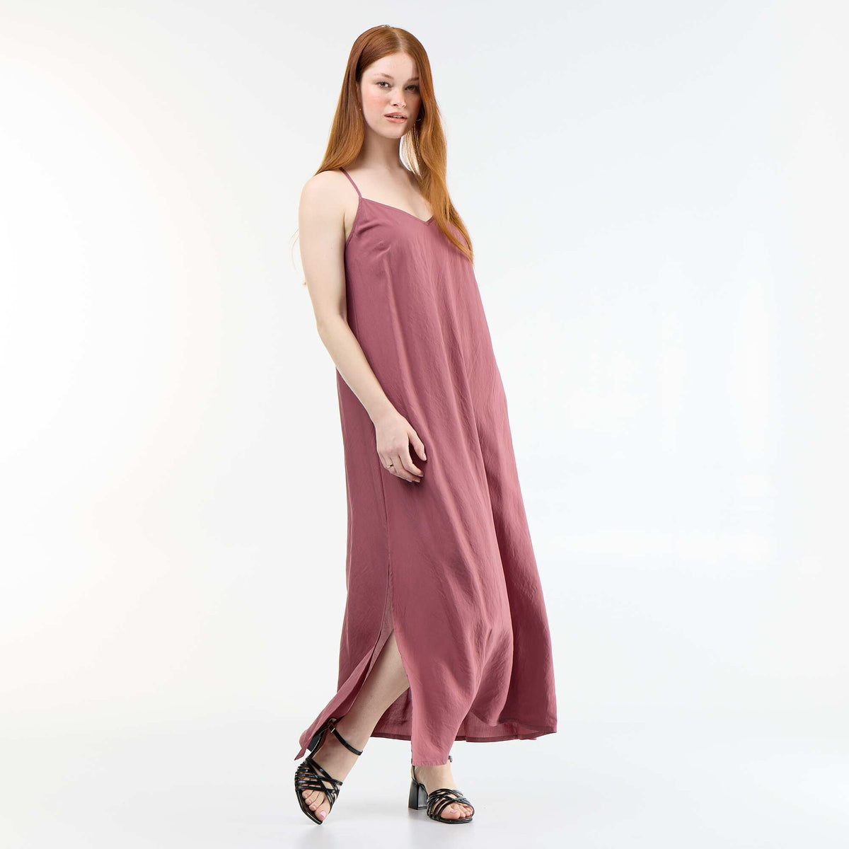 Robe longue fluide ROSE