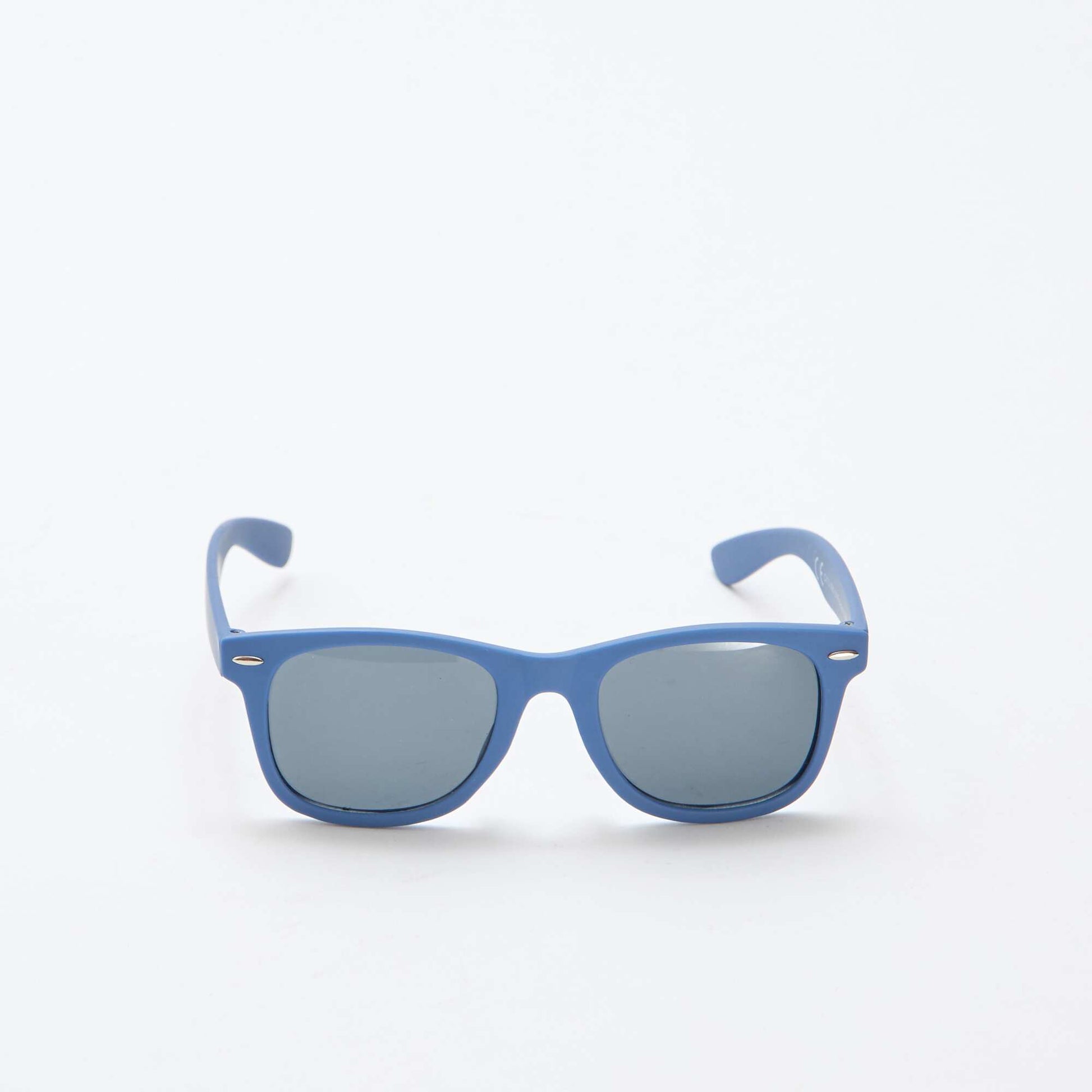 Paire de lunette de soleil classique unie BLEU